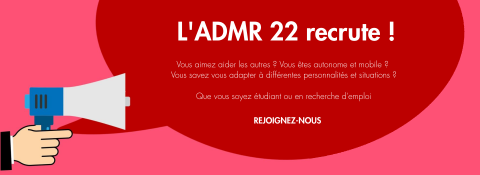 L'ADMR 22 recrute pour ses services d'aide à domicile